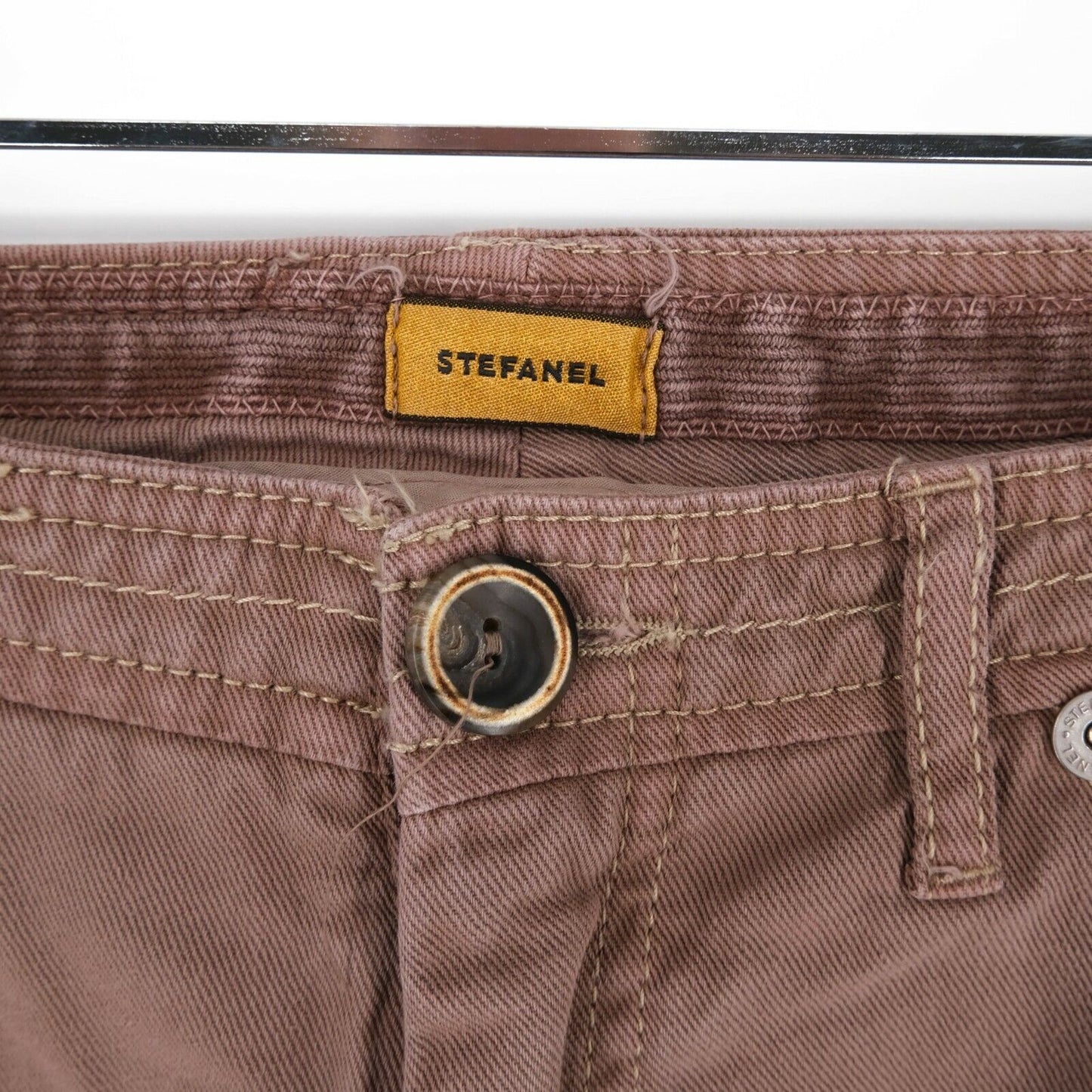 STEFANEL Pantalon cargo rose Pantalon Taille EU 42 UK 14 US 10