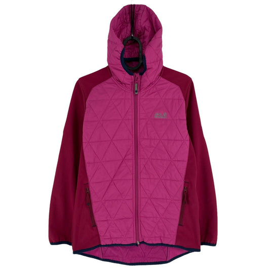 Veste à capuche violette Jack Wolfskin Taille 152 cm