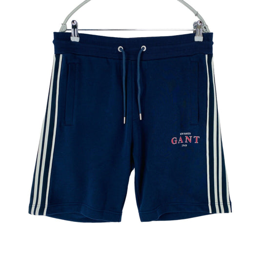 GANT Mens Dark Blue Regular Fit Sweat Shorts Size M