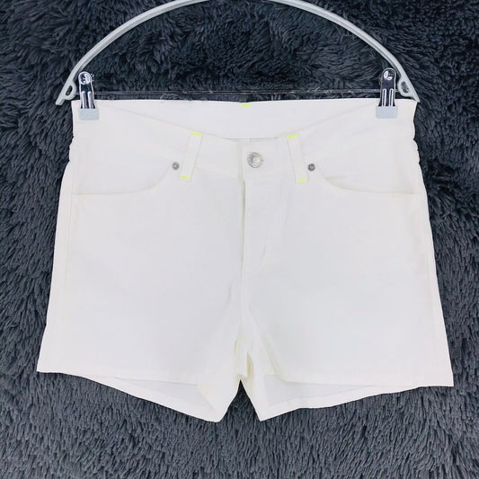 RRP €115 GANT Women White Stretch Regular Fit Shorts Size W29