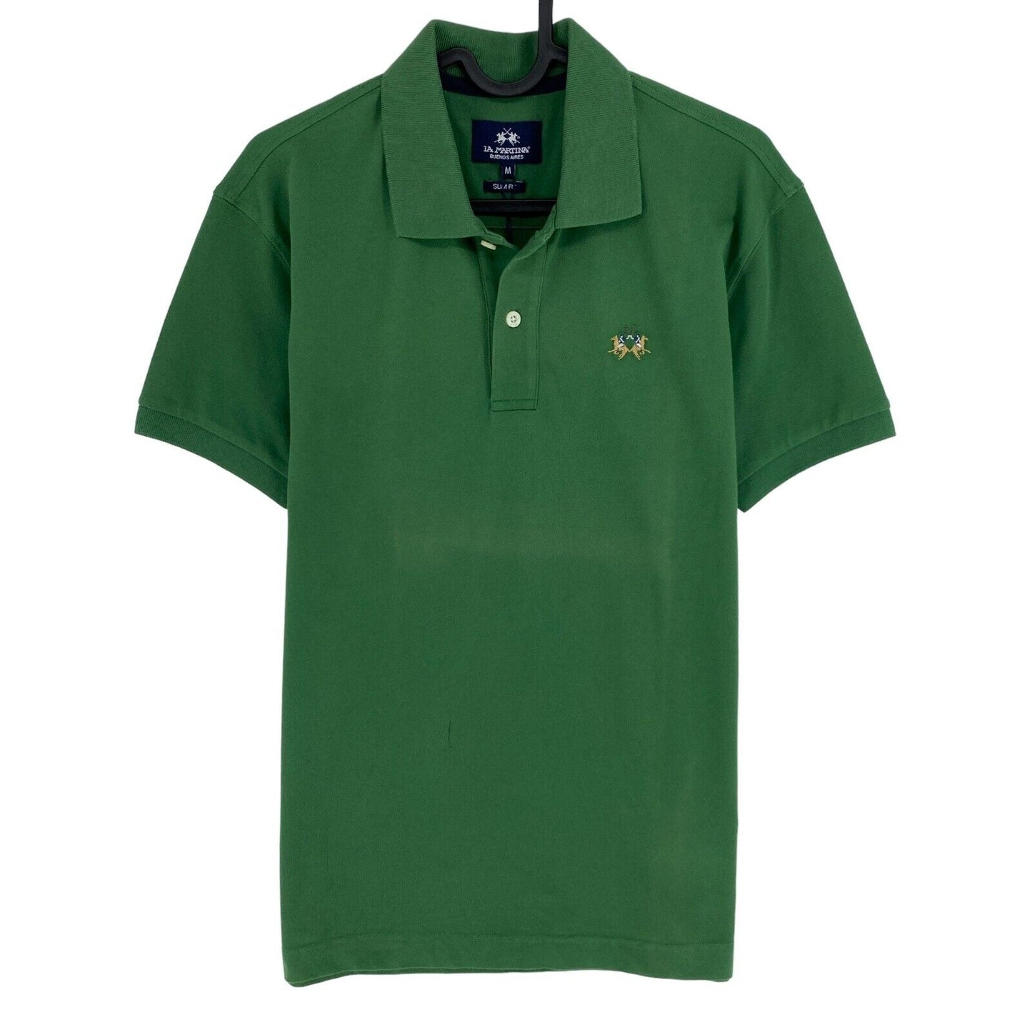 LA MARTINA Vert Piquet Stretch Manches Courtes Slim Fit Polo Taille M