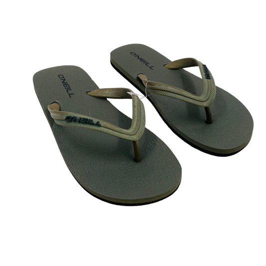 O'NEILL Dark Green Mens Beach Sandals Flip-Flops Size EU 42 UK 8 US 9