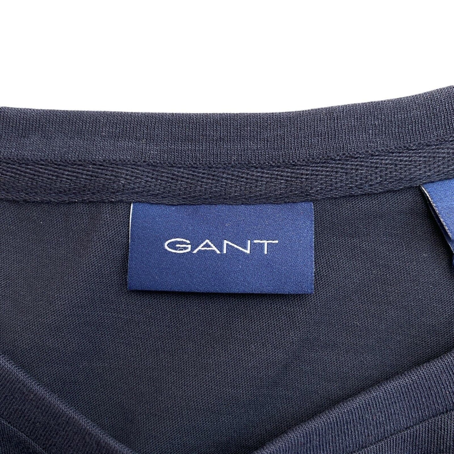 GANT Navy Blue Logo Crew Neck T Shirt Size L