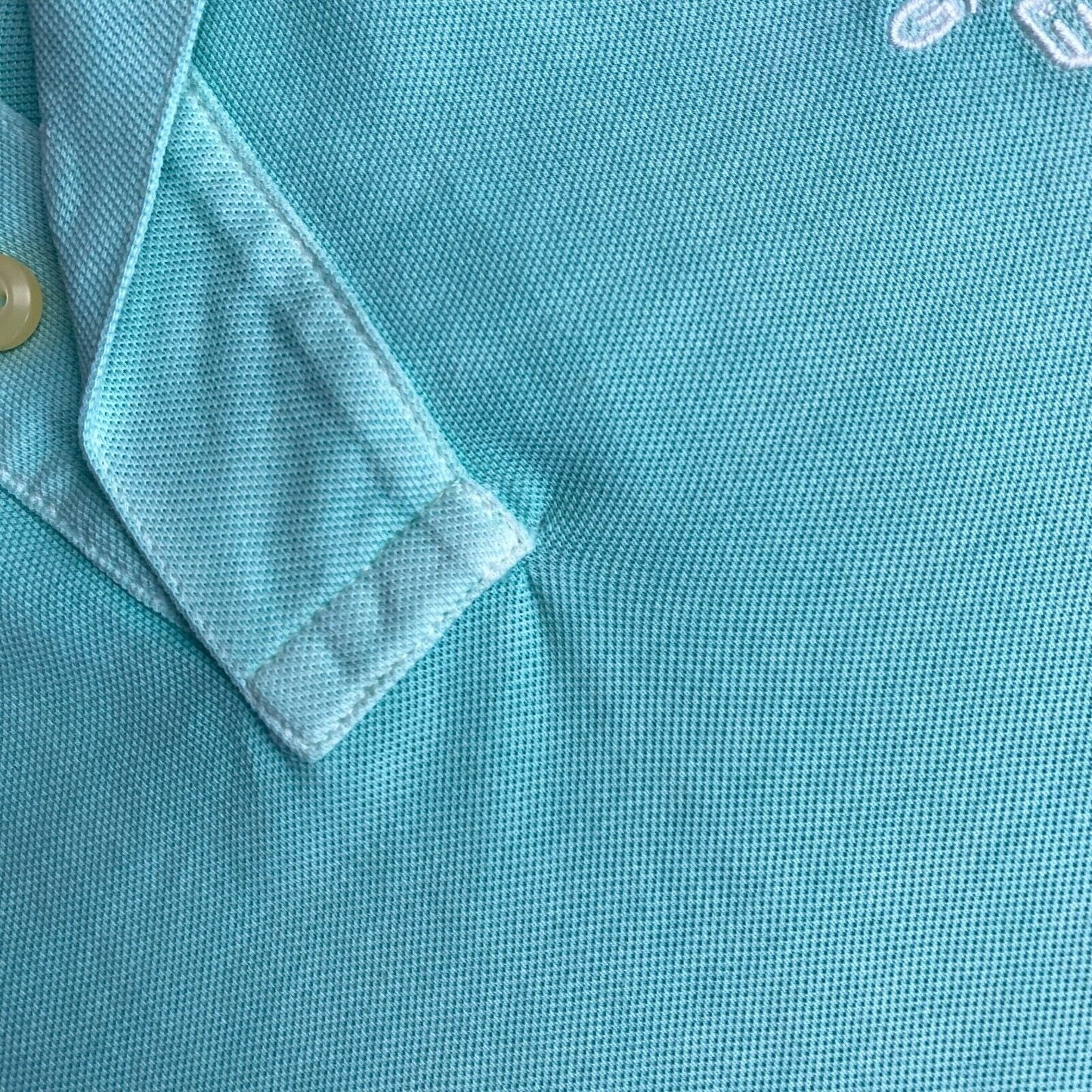 GANT Polo Pique Ruger blanchi au soleil vert clair taille M