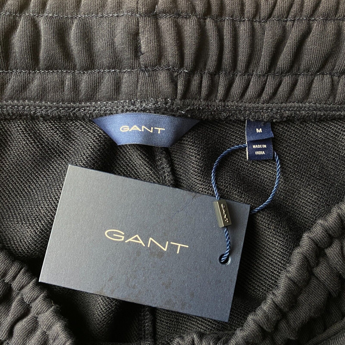 GANT Women Dark Blue Regular Fit Cuffed Sweat Pants Trousers Size M