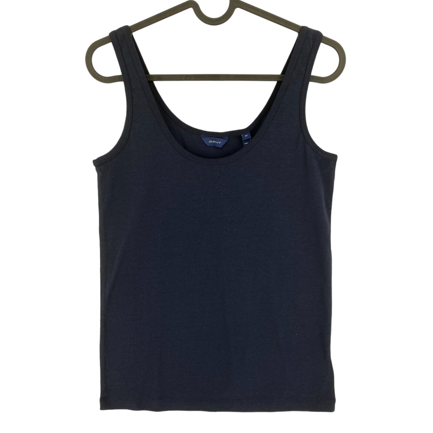 GANT Navy Blue 1x1 Rib Tank Top Size M