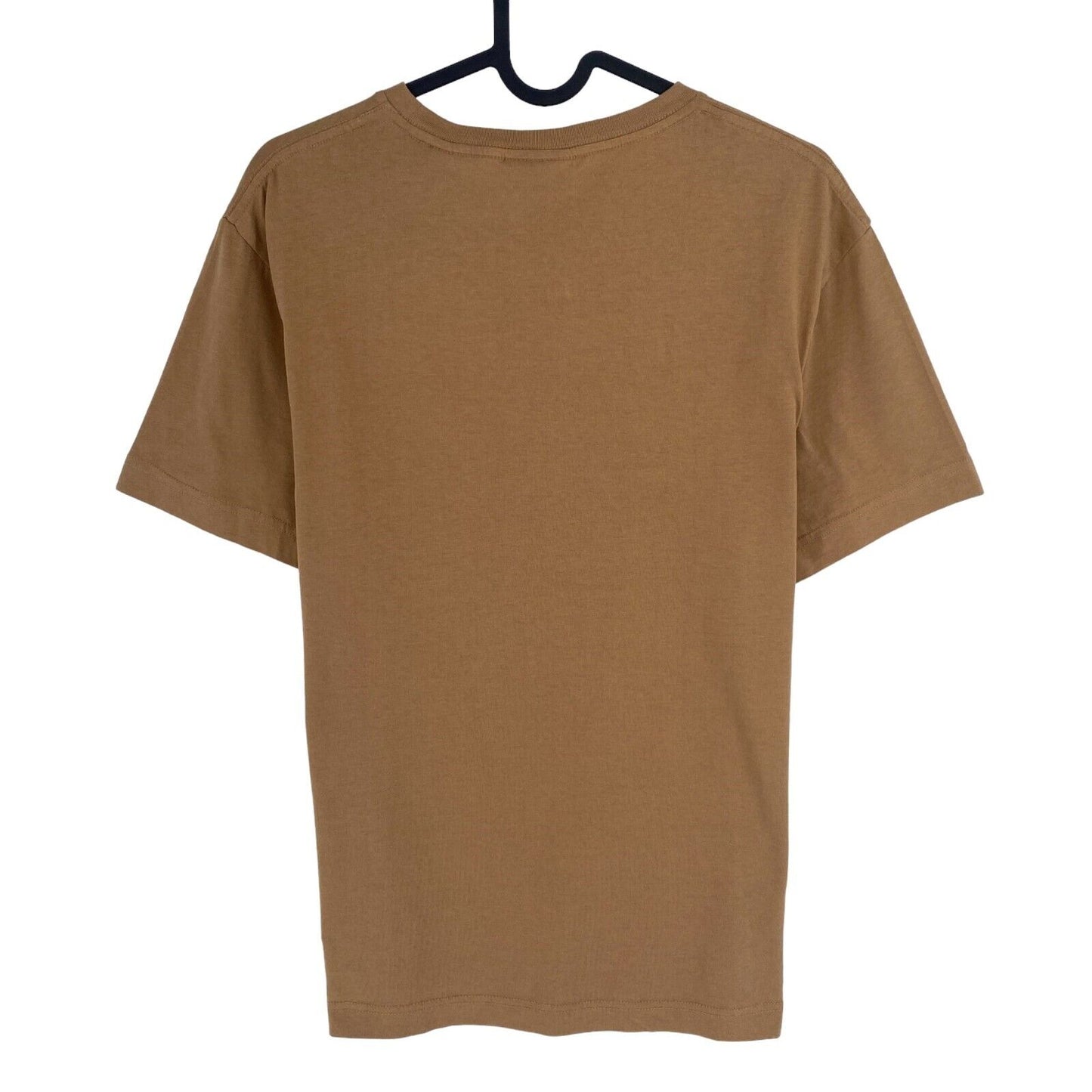 GANT Men Brown Regular Shield Crew Neck Short Sleeves T Shirt Size S