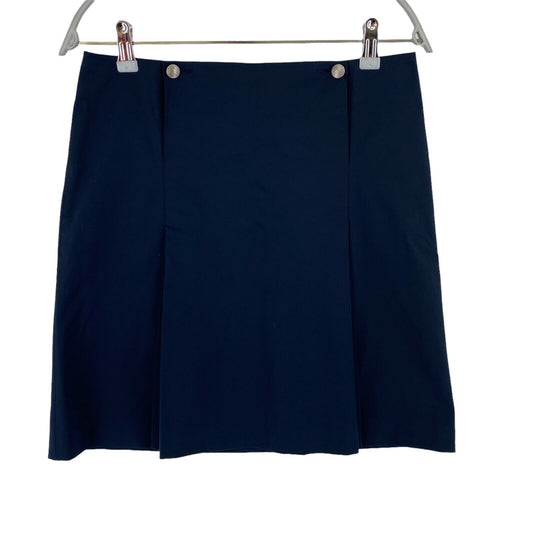 GANT Navy Blue Classic Pleated Skirt Size EU 36 UK 10 US 6