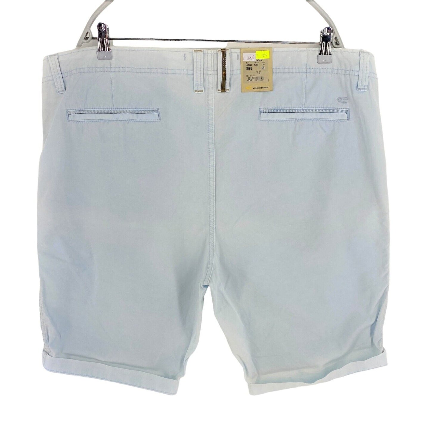 Camel Active Light Blue 100% Cotton Chino Shorts Size W44 W46