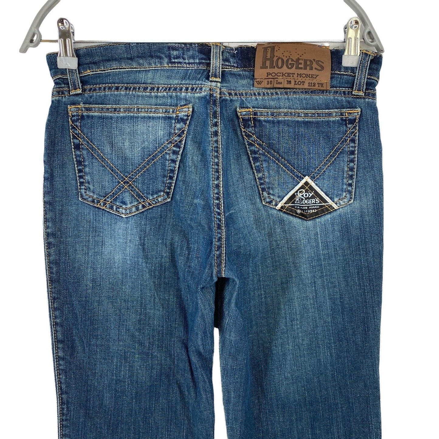 Roy Roger's Damen Jeans in Skinny-Fit, Blau, Größe W30 L34