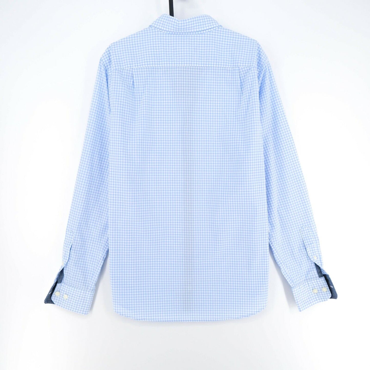 NAUTICA Blue Check Classic Fit Stretch Shirt Size S