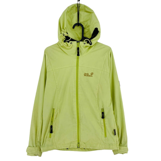 Jack Wolfskin Stormlock Hyproof Green Hooded Jacket Coat Size XS