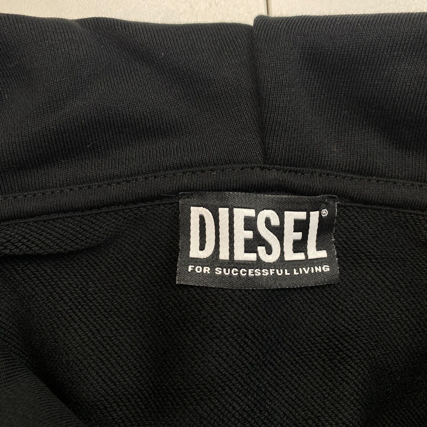 DIESEL Women Black F-MAGDALENA-B2 Hoodie Sweater Jumper Size M