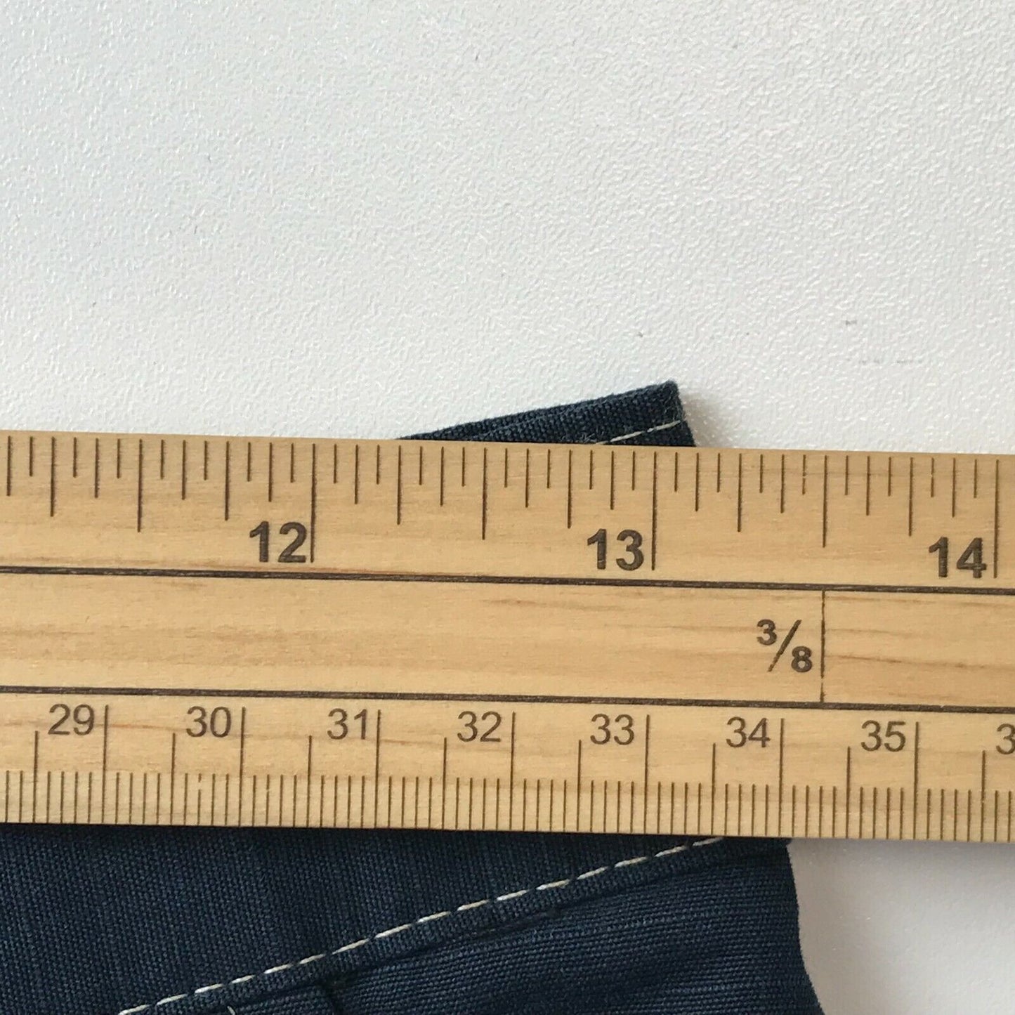 INVICTA Damen Hose mit hoher Taille und normaler konischer Passform, Dunkelblau, Größe EUR 42 W26