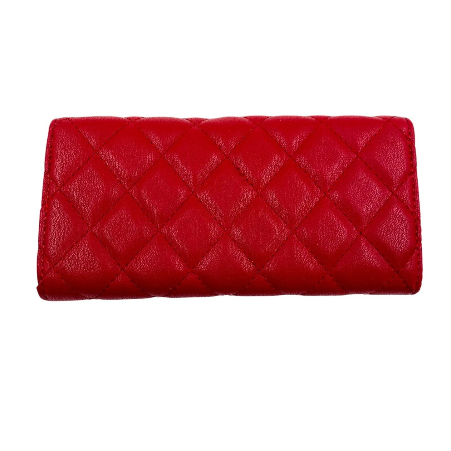 Pierre Cardin Women Red Studded Eco Leather Wallet