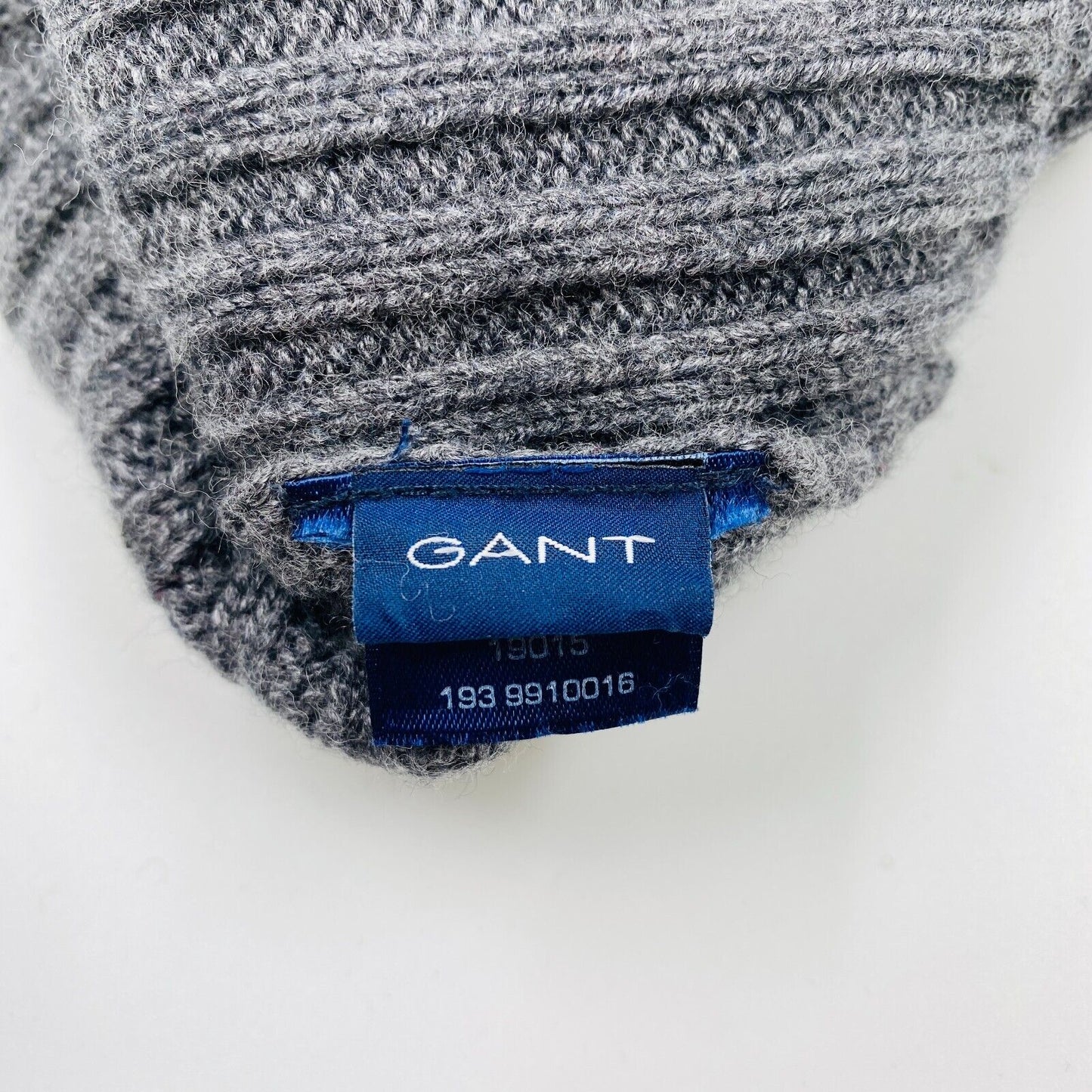 GANT Grey Wool Blend Beret Hat