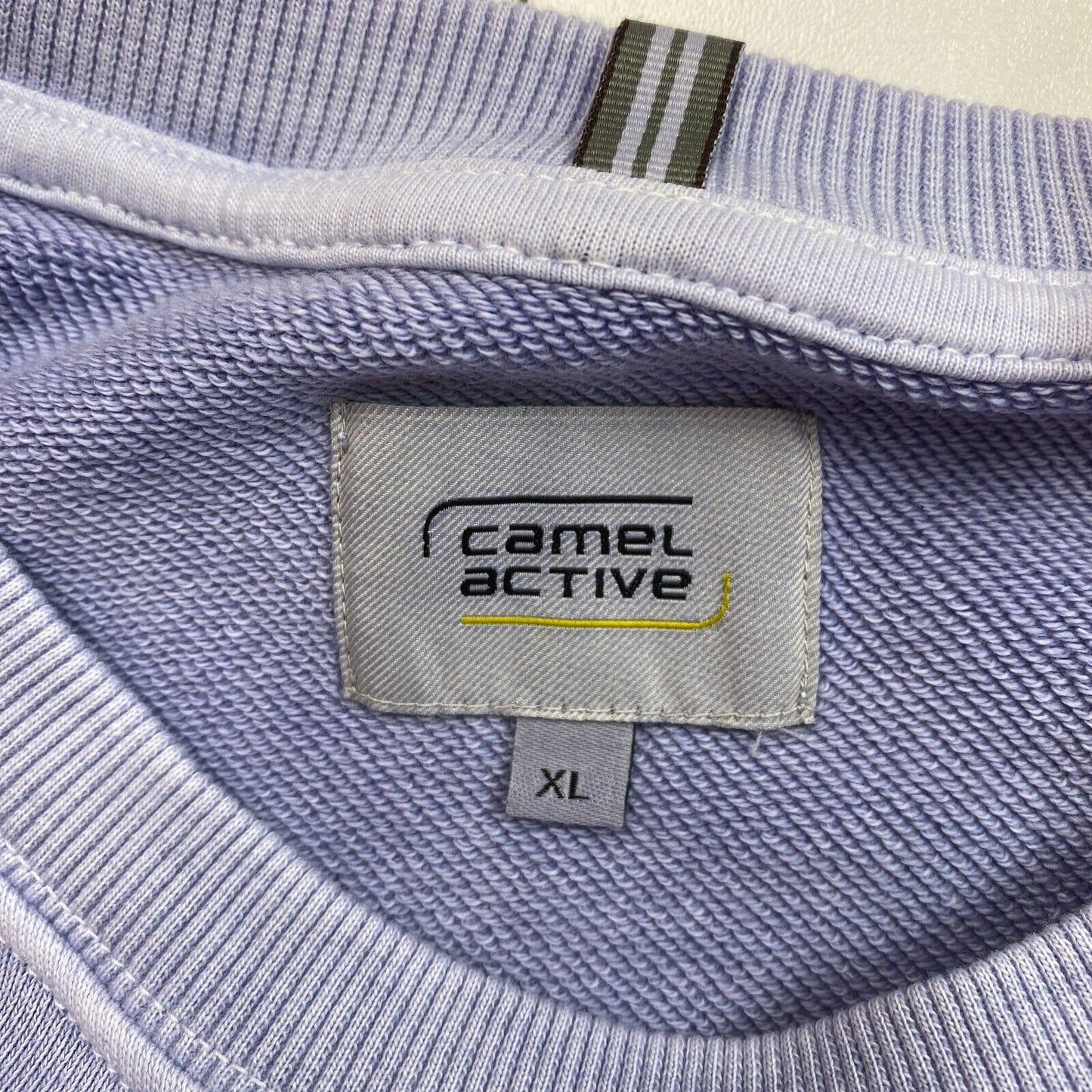 Camel Active Hellvioletter Pullover mit Rundhalsausschnitt, Größe XL