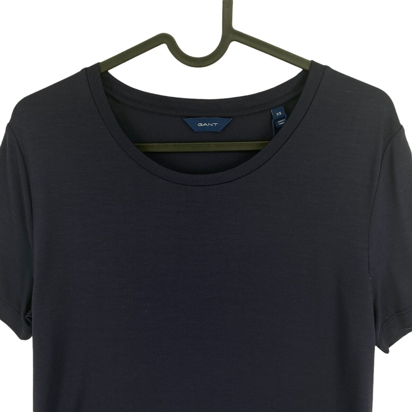 GANT T-Shirt mit Rundhalsausschnitt, leicht, Marineblau, Größe XS