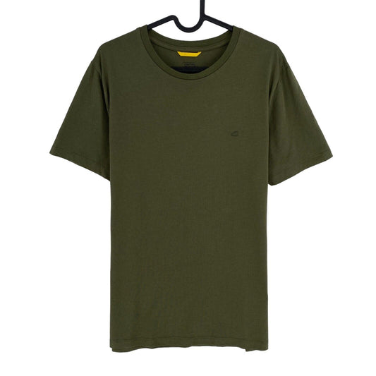 CAMEL ACTIVE Men Dark Green Crew Neck Short Sleeves T Shirt Size M