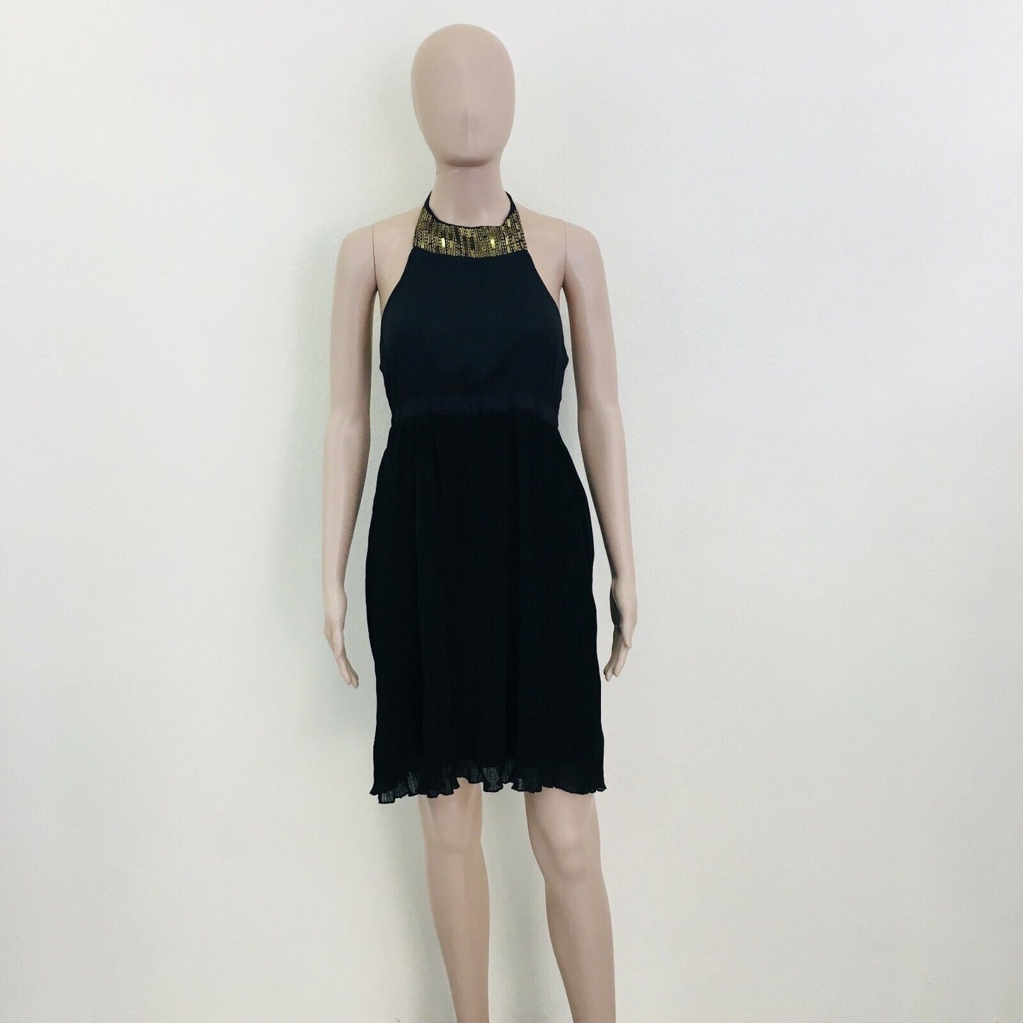 Stradivarius Short Sleeveless Black Dress Size S