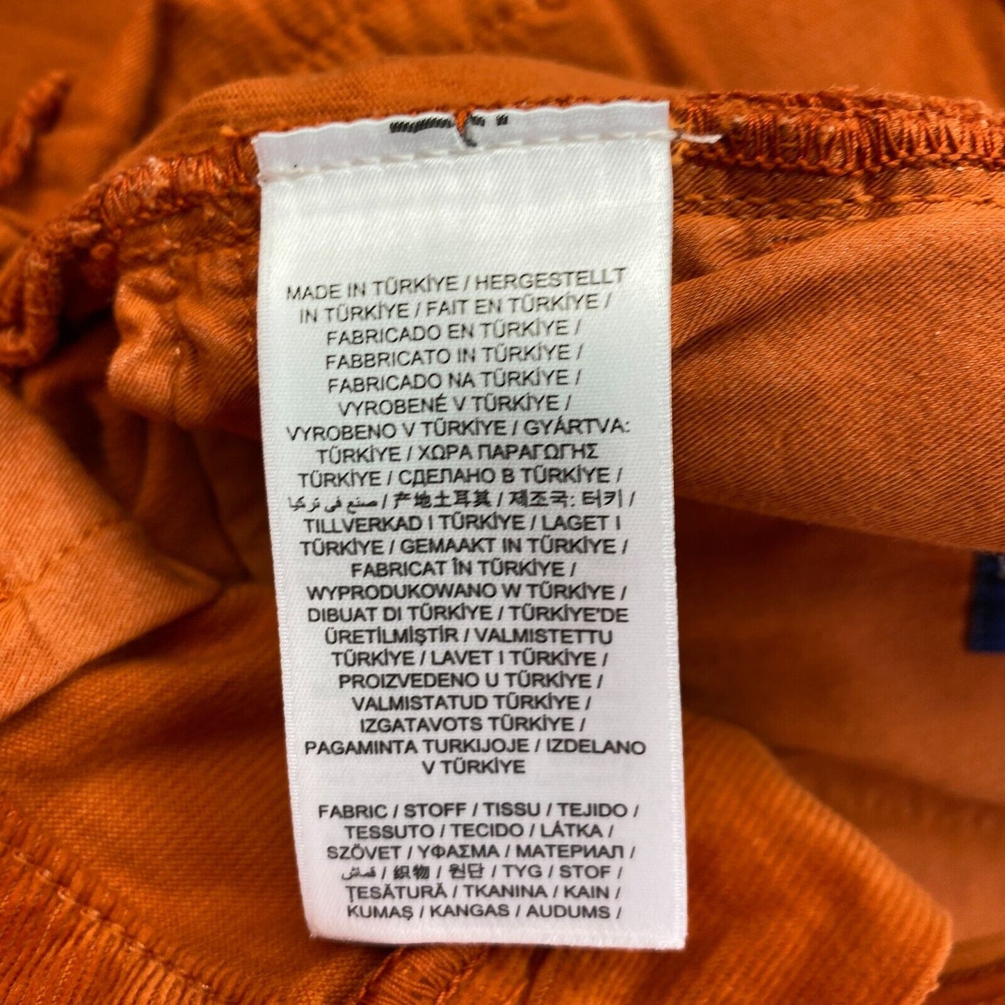 GANT Damen FARLA Cord-Jeans in Slim Fit, verkürzte Jeans in Dunkelorange, Größe W30