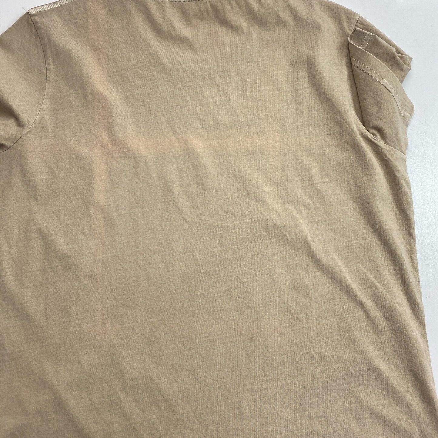 GANT Women Brown Sun Faded Crew Neck Short Sleeves T Shirt Size L