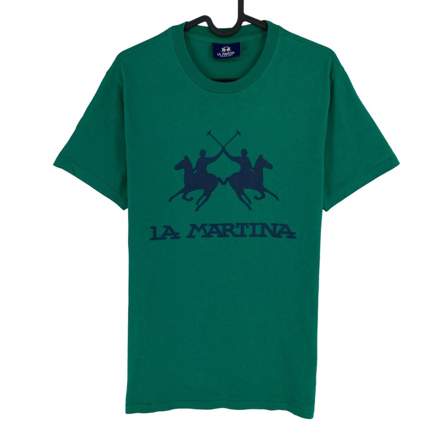 LA MARTINA Green Cotton Crew Neck T Shirt Size M