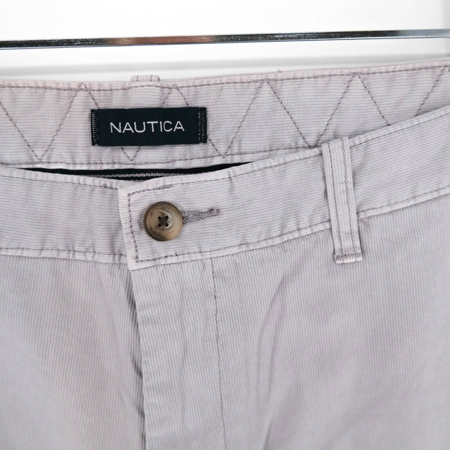 NAUTICA Light Grey Classic Fit Chino Pants Trousers Size W32 W34 L34