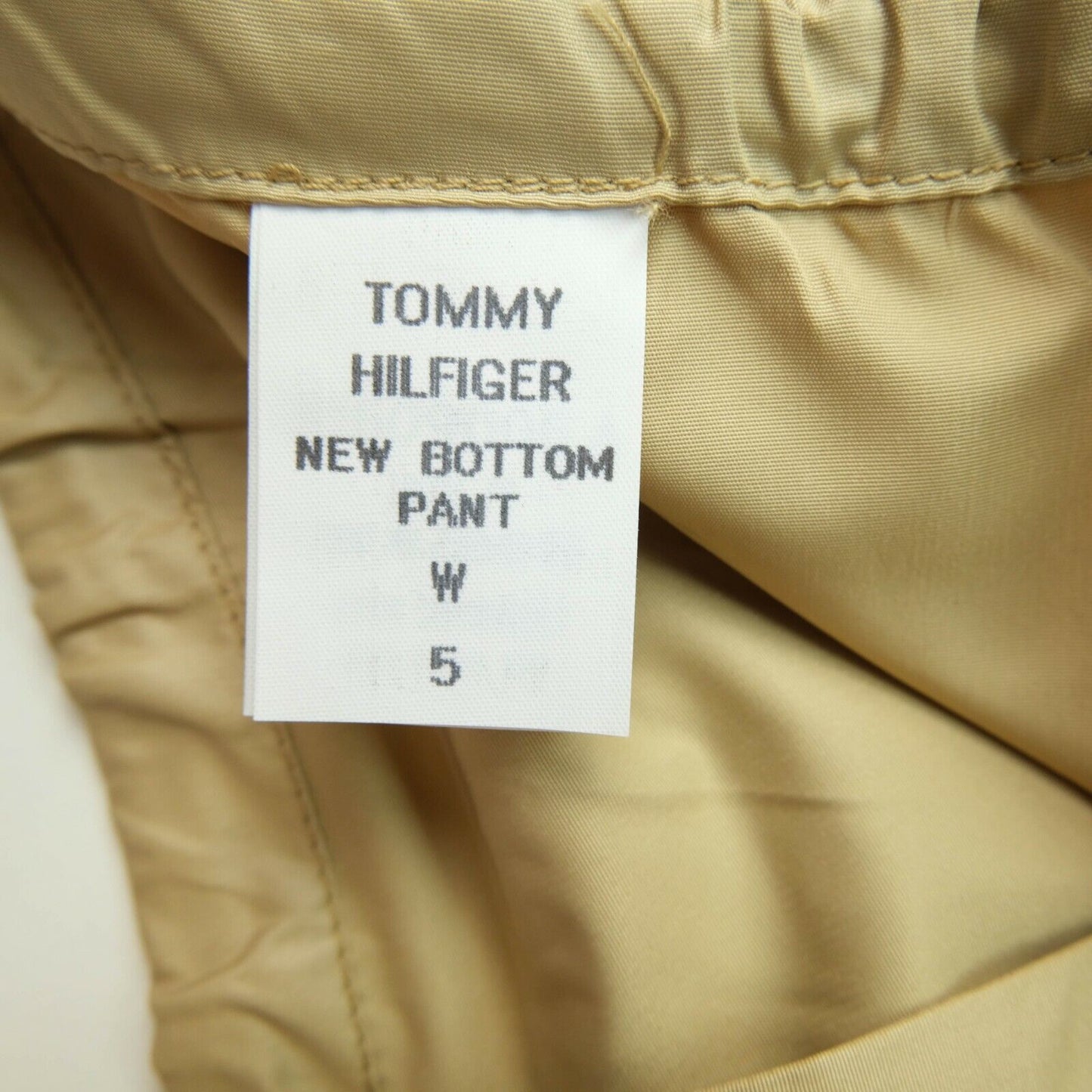 TOMMY HILFIGER Light Brown Boot Cut Pants Trousers Size 5 W27