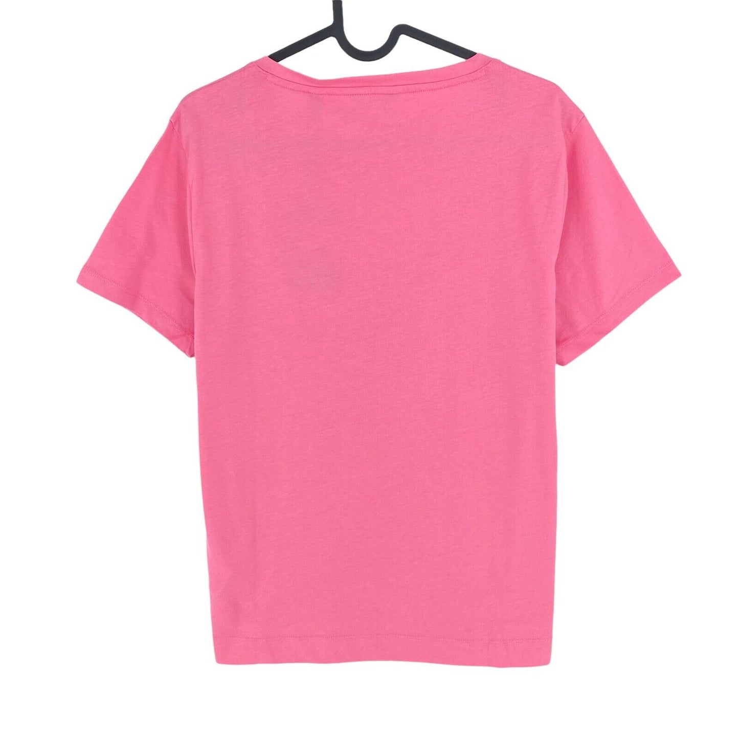 GANT Pink Original T-Shirt mit V-Ausschnitt, Größe M