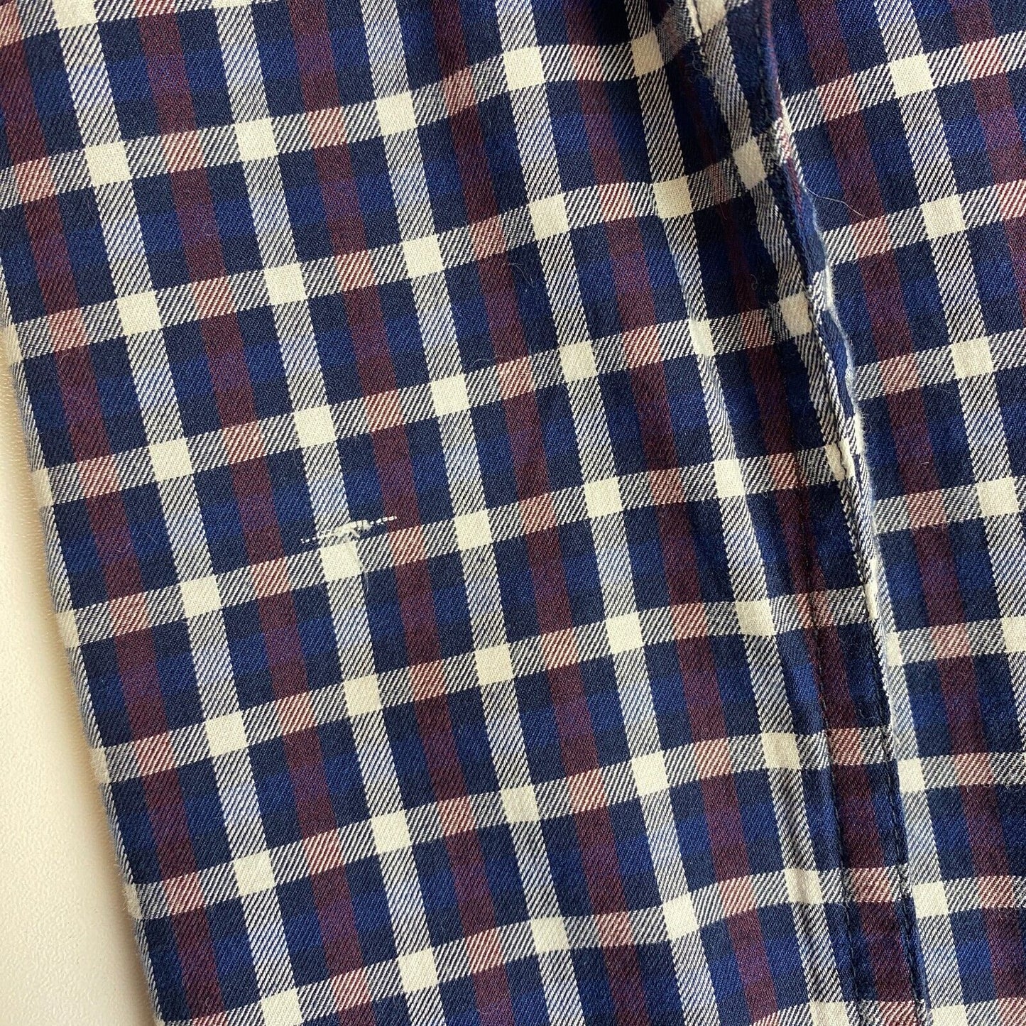 GANT Dark Blue Check Regular Fit Shirt Size M 39/40 15.75