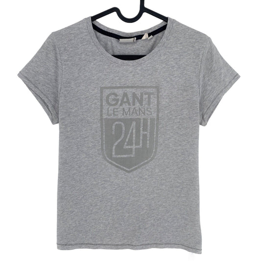 GANT x LE MANS Grey Crew Neck T Shirt Size S