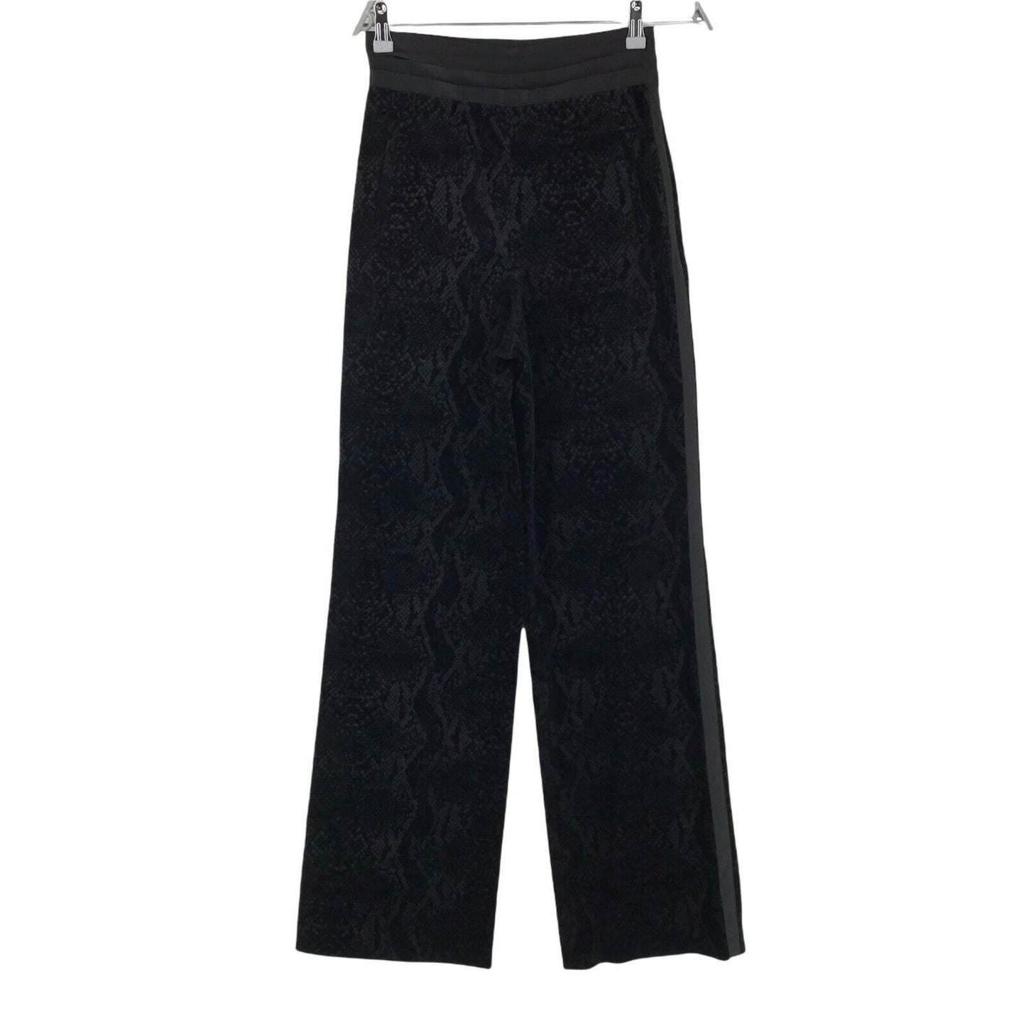 Tommy Hilfiger x Zendaya Women Black Regular Wide Leg Fit Trousers 4 W26