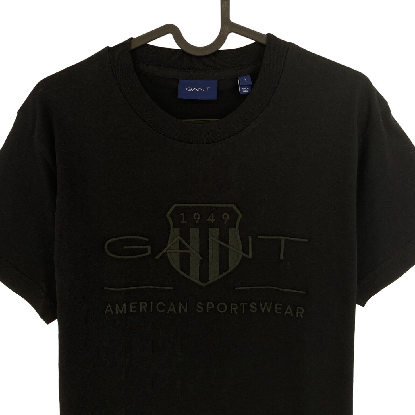 GANT Noir Tonal Archive Shield T-shirt à col rond Taille S