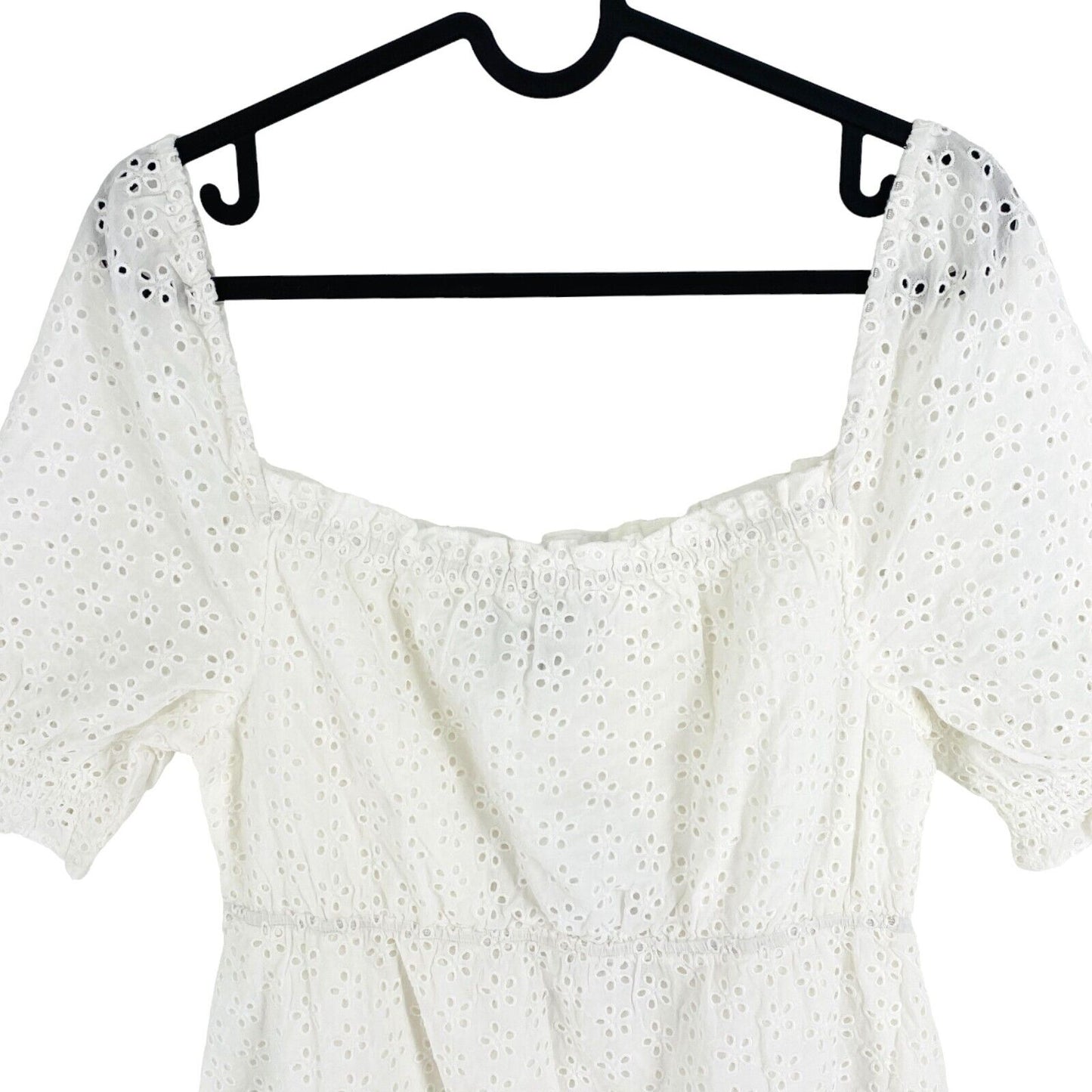 GANT Girls White Broderie Anglaise Dress Size 15 Years 170 cm