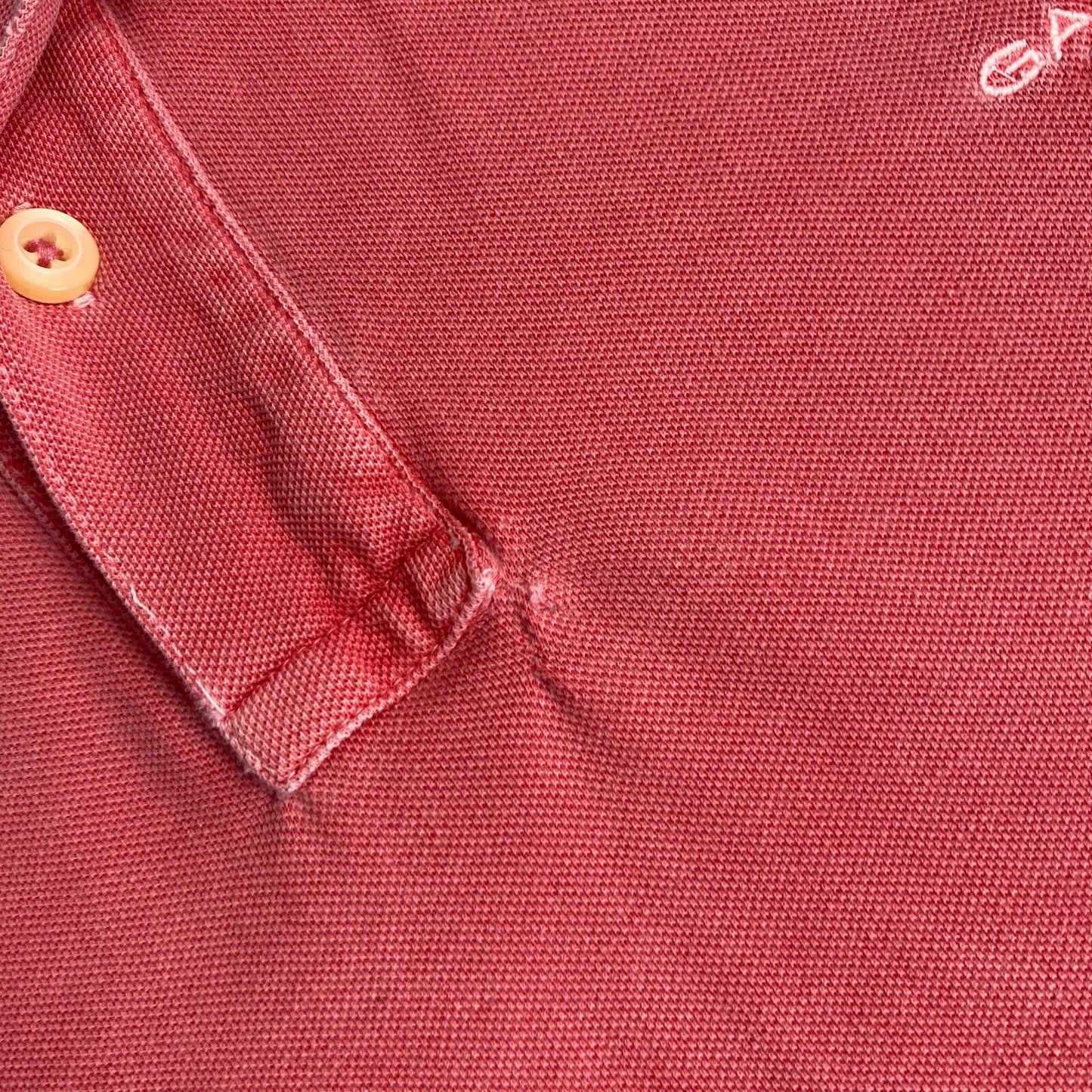 GANT Pink Sun Faded Piqué Rugger Poloshirt Größe L