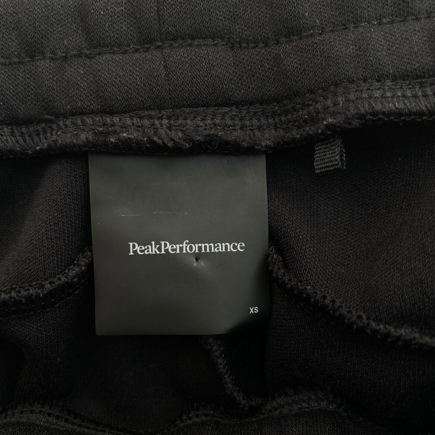 Peak Performance – Schwarze Tech-Jogginghose, Größe XS