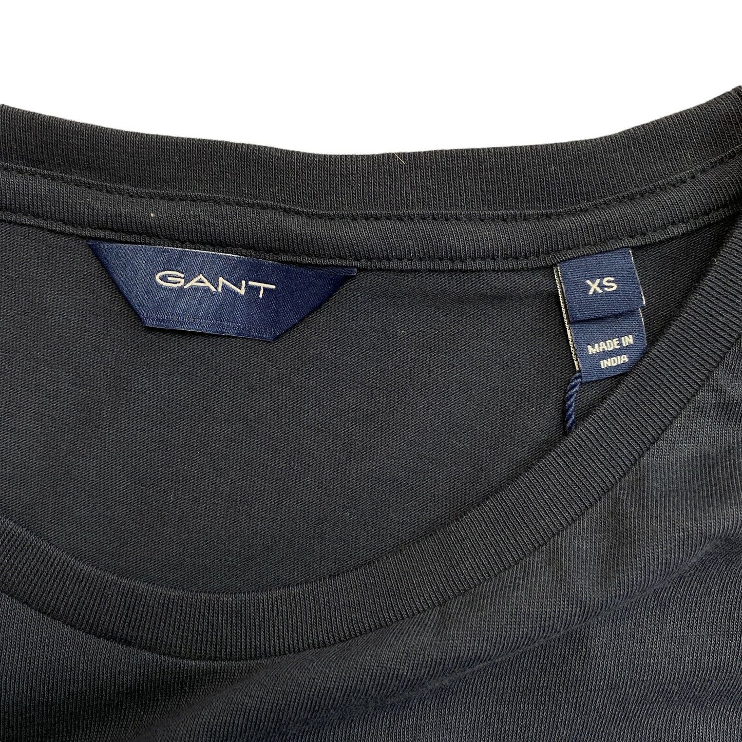 GANT T-shirt à col rond graphique bleu marine taille XS