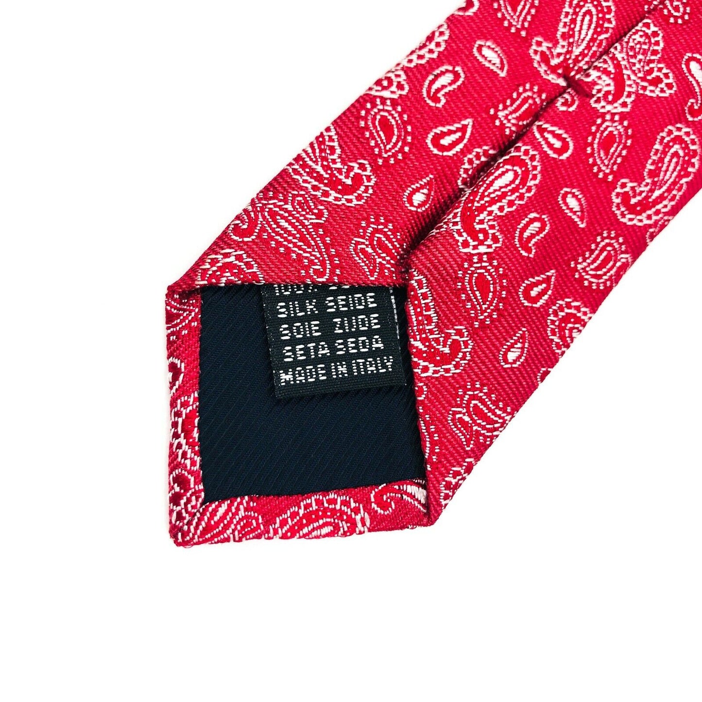 GANT Red Ornamented 100% Silk Tie Made In Italy