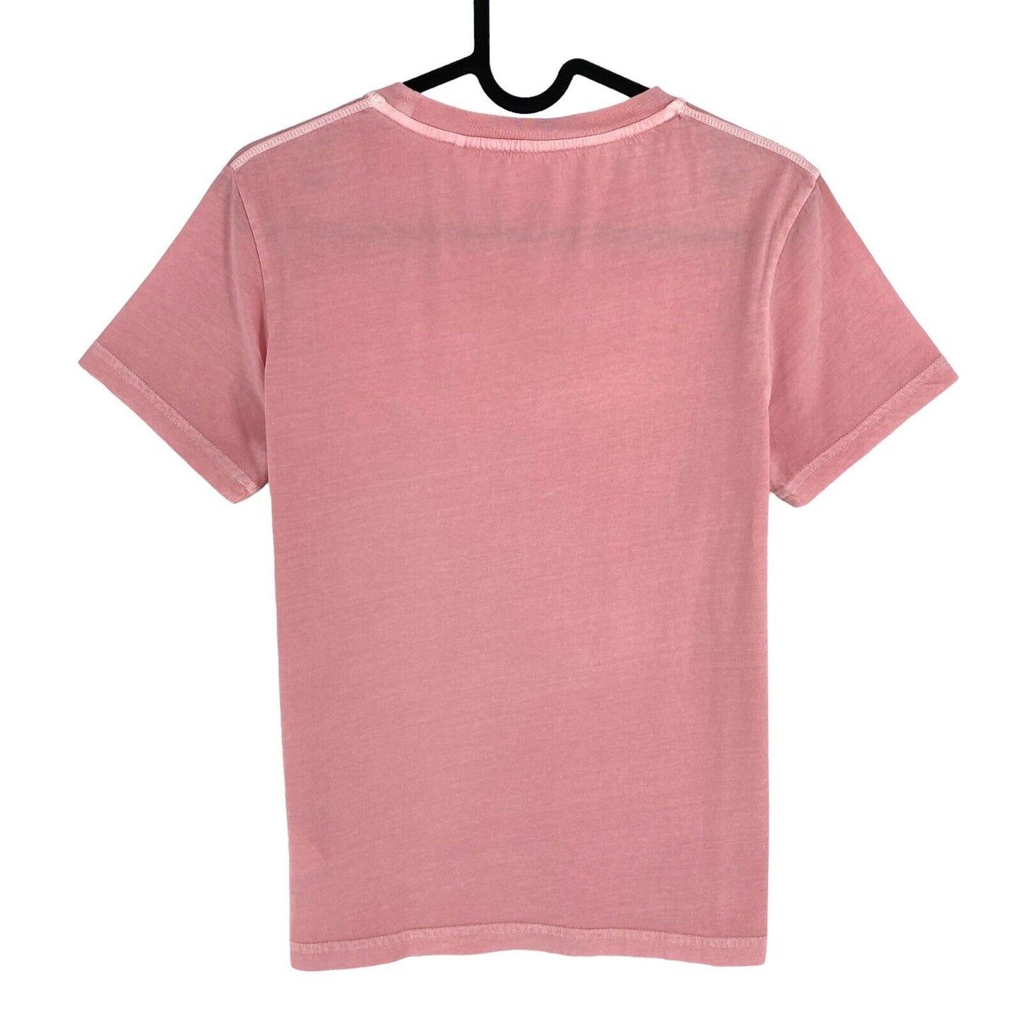 GANT Women Pink Sun Faded Crew Neck Short Sleeves T Shirt Size XS