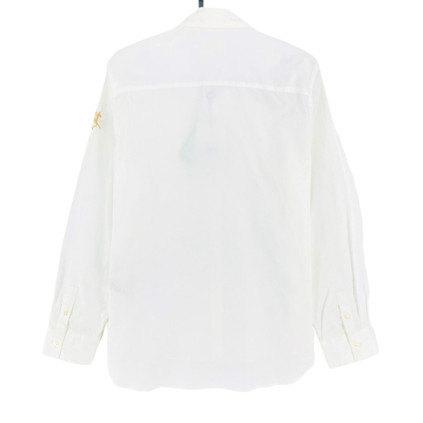 LA MARTINA White Cotton Poplin Long Sleeves Shirt Size 3 / M