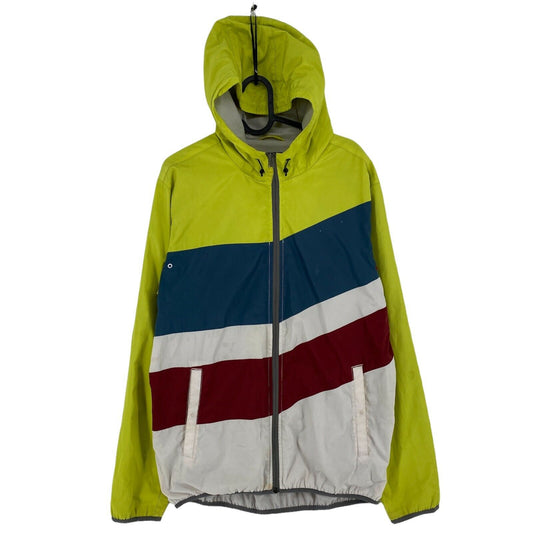 QUIKSILVER Yellow Hooded Track Jacket Size L