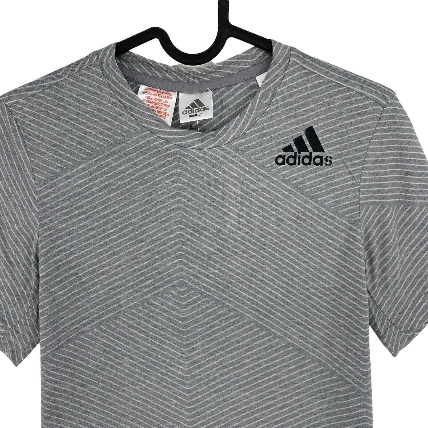 Adidas Climacool Youth Boys Grey Aero Knit Crew Neck T Shirt Size 11 - 12 Years