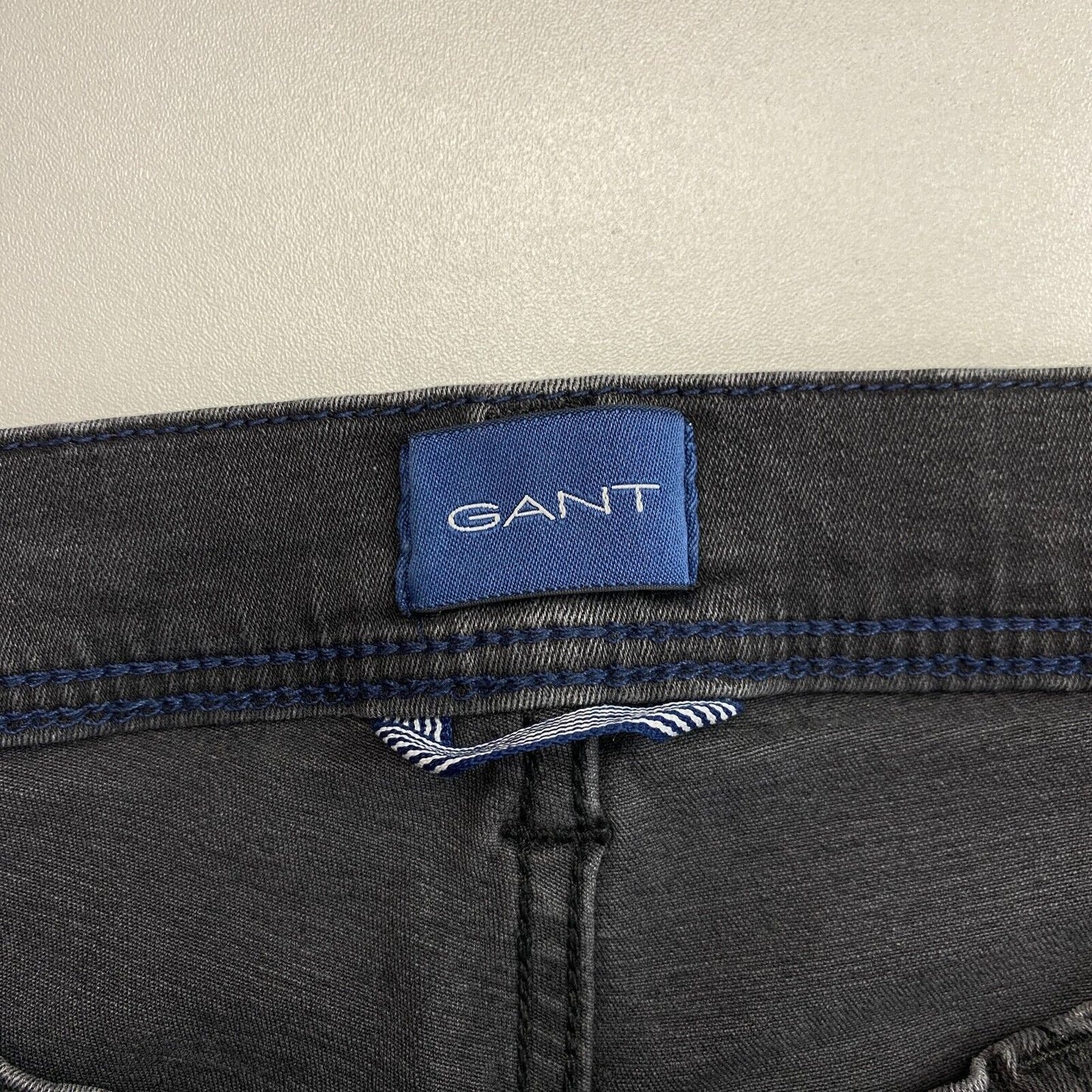 GANT Dark Grey Maxen Extra Slim Fit Jeans Size W36 L32