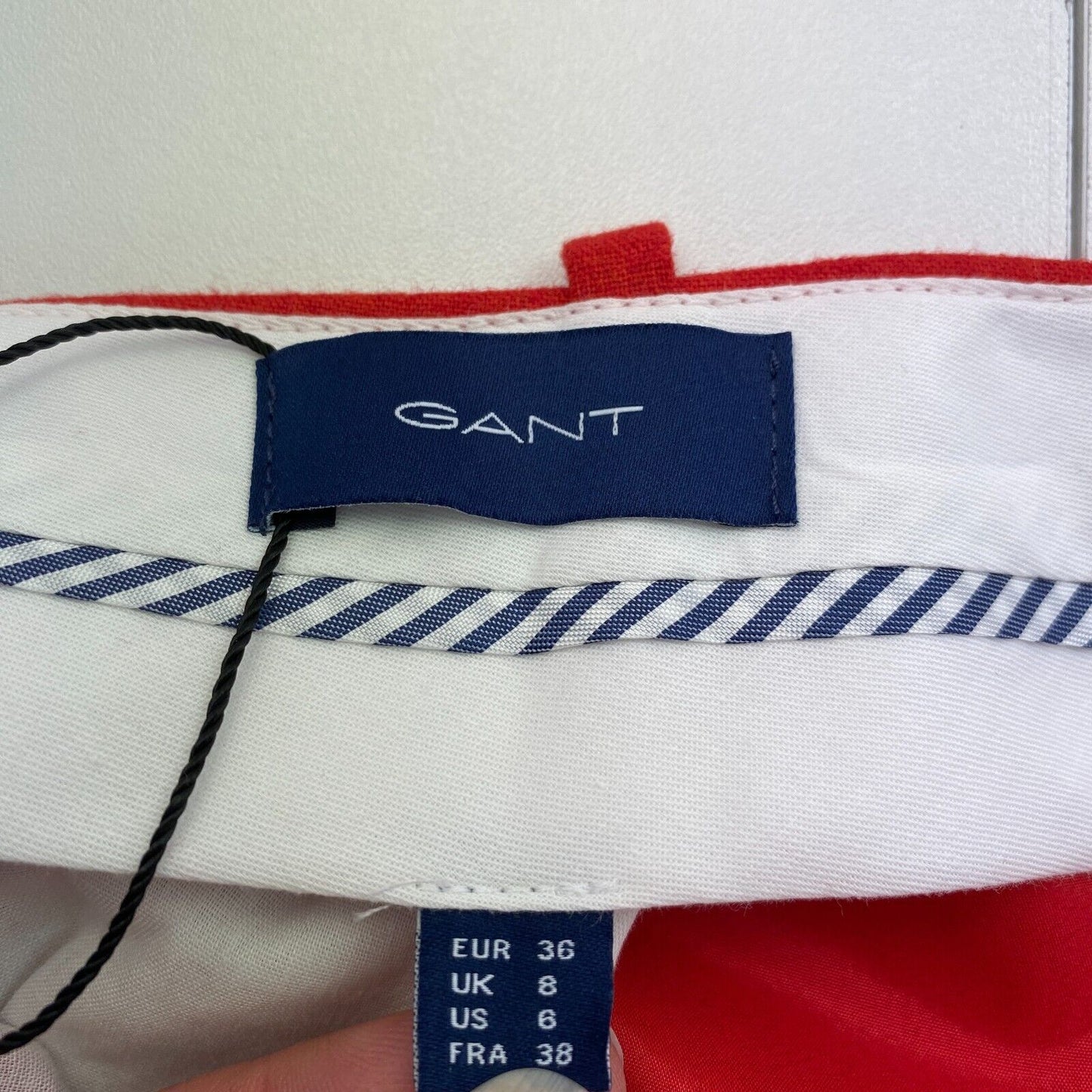 GANT Rote Chinohose Hose Größe EU 36 UK 8 US 6