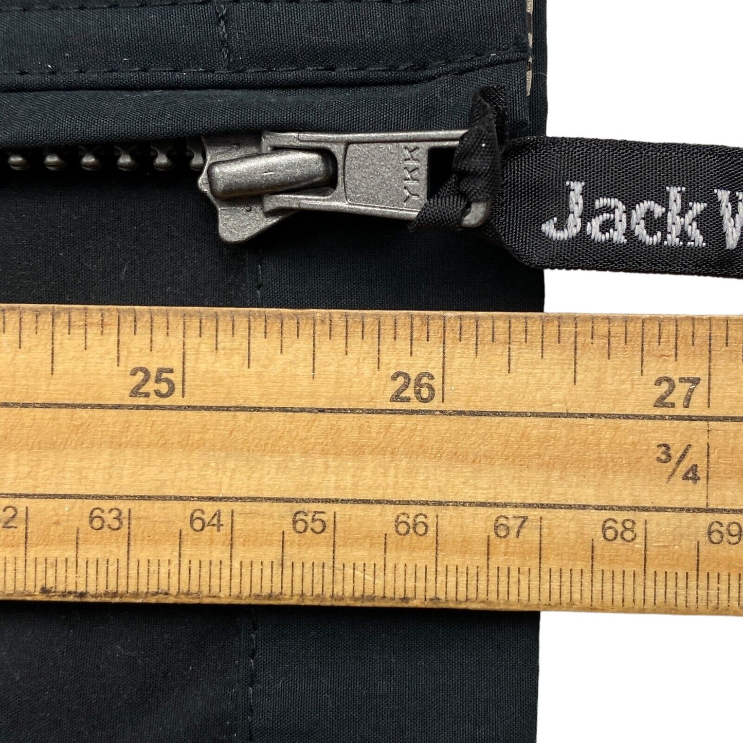 Jack Wolfskin Black Cotton Blend Veste à capuche Manteau Taille S