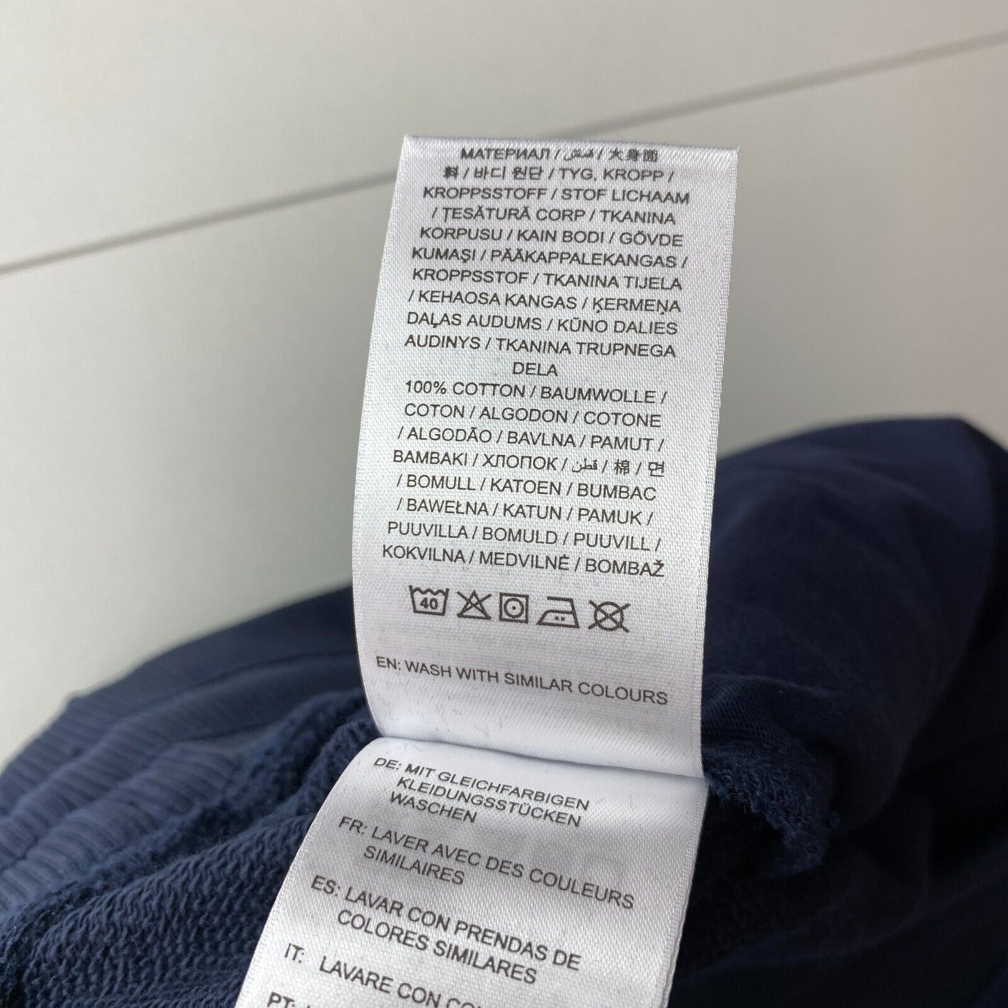 GANT Dunkelblaue Herren Sweatpants mit normaler Passform, Größe L