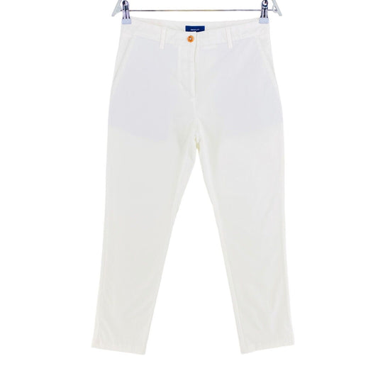 GANT Pantalon Chino Slim Fryda Blanc Taille EU 34 UK 6 US 4