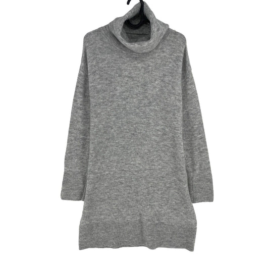 VERO MODA Womens Grey Long Sleeves Cowl Neck Jumper Dress Size M