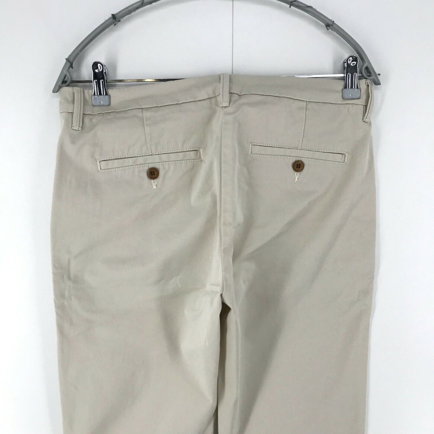 GANT Women Grey Slim Fit Chino Trousers Size EU 40 UK 14 US 10 W31